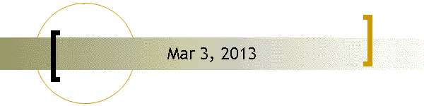 Mar 3, 2013